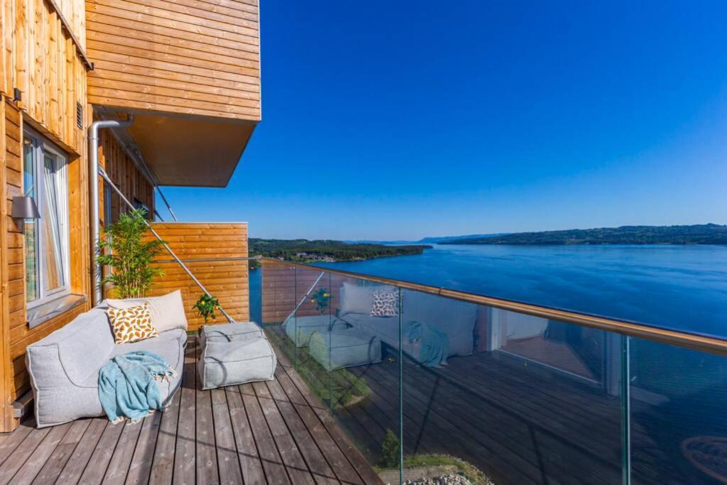 Mjossuite With Lovely View Ringsaker Экстерьер фото